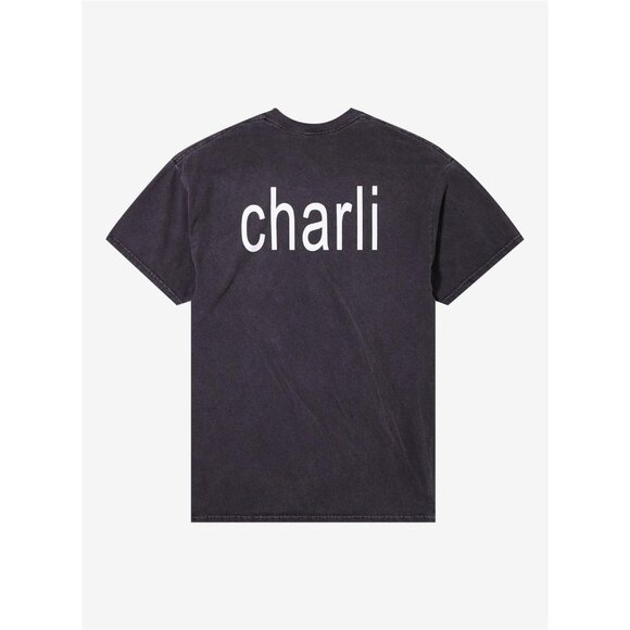 Charli XCX Brat Double-Sided Dark Wash T-Shirt Hot Topic small Oversized - Picture 2 of 4